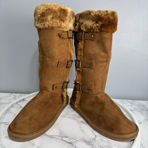 Lily Women’s Boots Size 8 Microsuede Tall NEW # K164